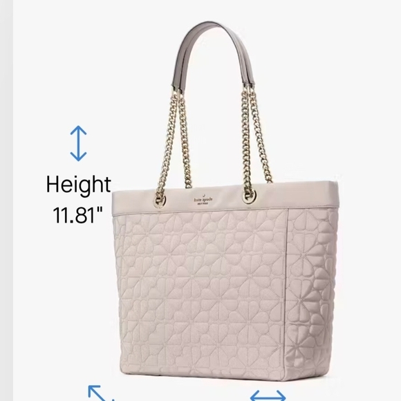 Kate Spade Flower Quilted Fabric XL Tote - Picture 5 of 8